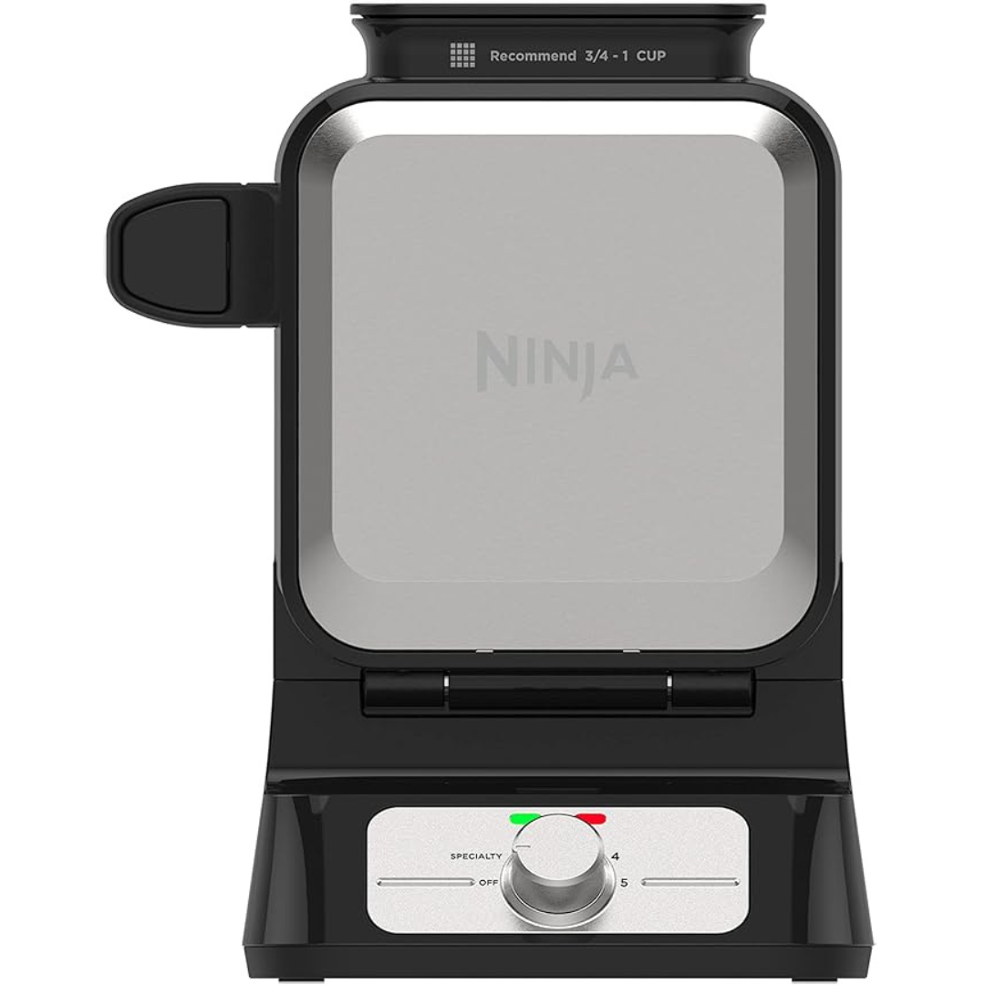 Wafflin™ | Belgian Waffle Maker – Vertical Design, Nonstick, Easy Cleanup