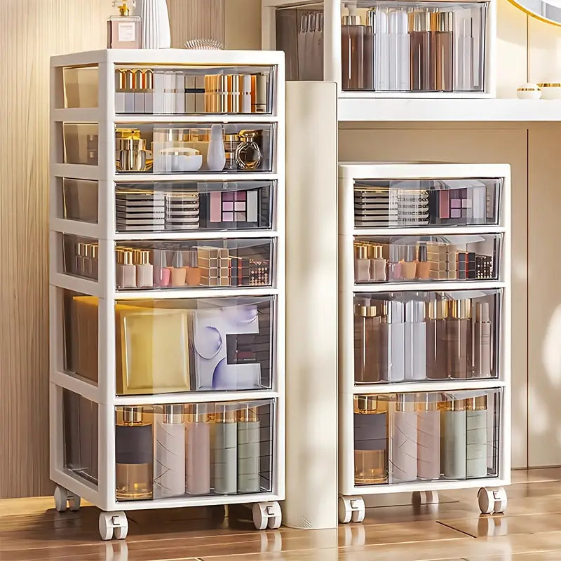 Orvane™ | Compact Multi-Level Bathroom Organizer with Wheels