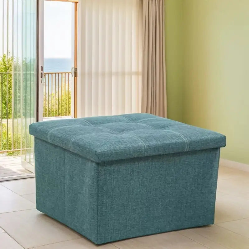 Storra™ | Modern Storage Ottoman Bench – Soft Fabric, Cozy & Functional